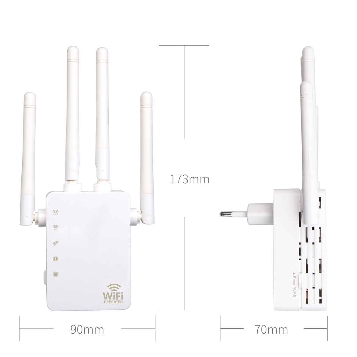 Wireless Wifi Signal Repeater Amplifier (1200mbps)