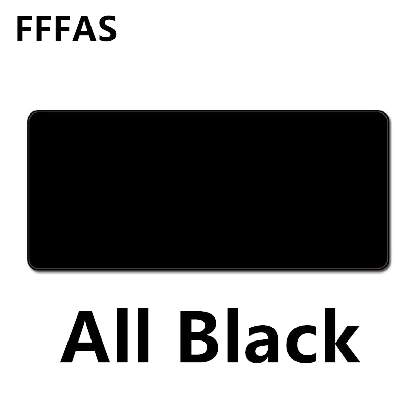 Large all black Mousepad