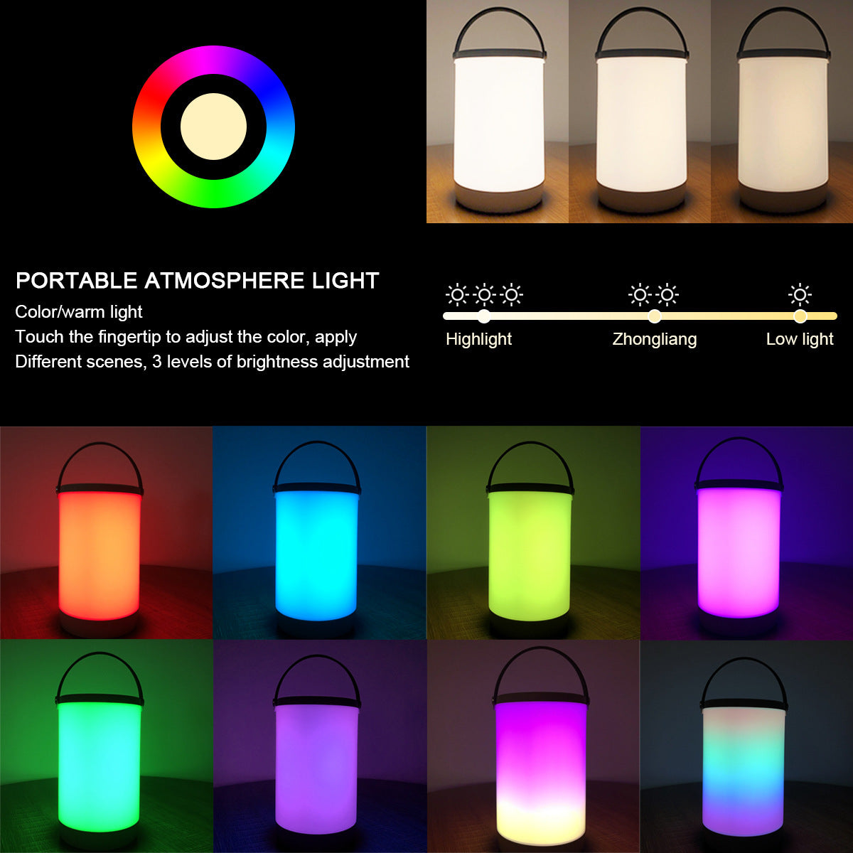 Creative USB Rechargeable Camping Light