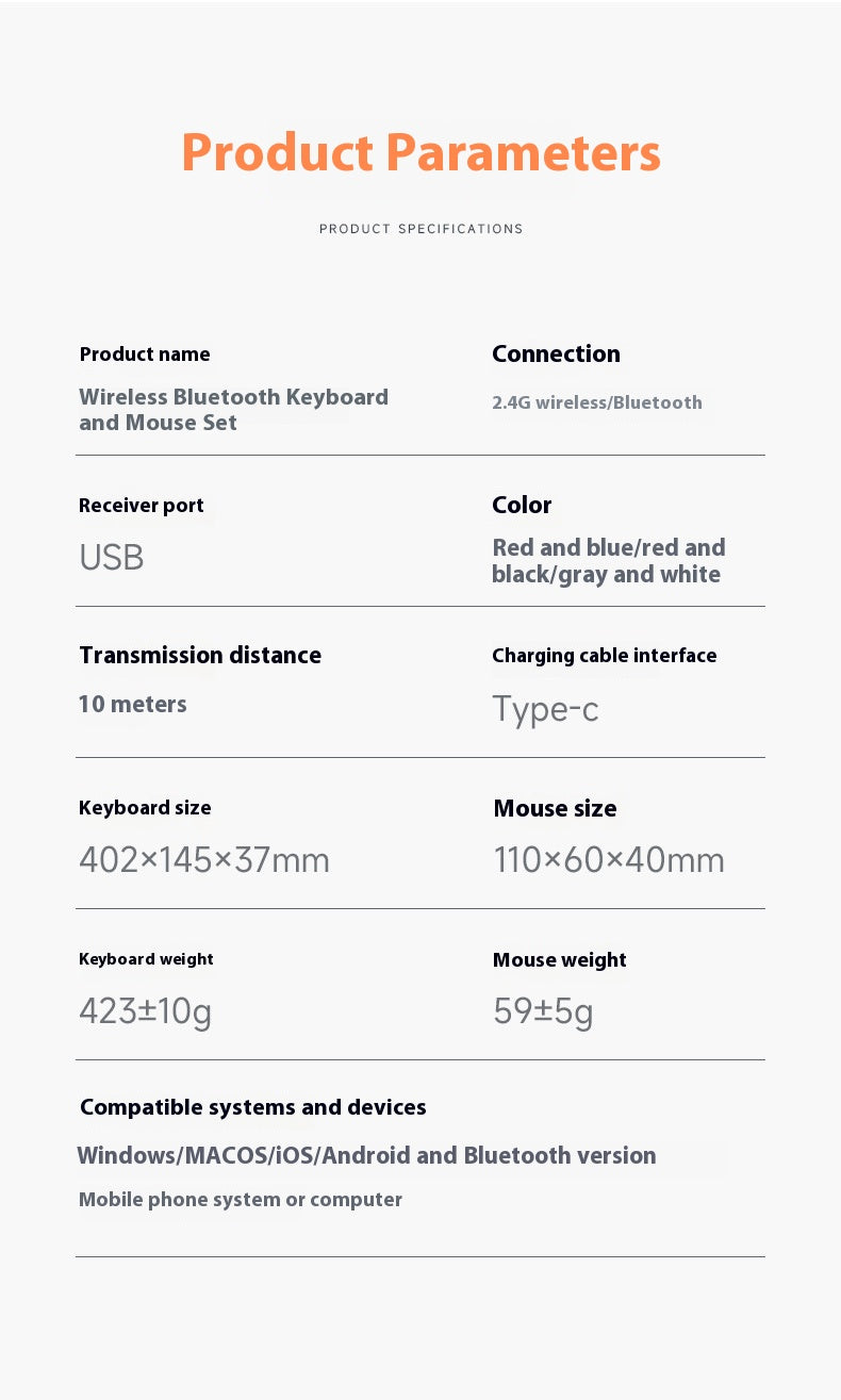 M87 Dual-Mode Bluetooth Wireless Keyboard
