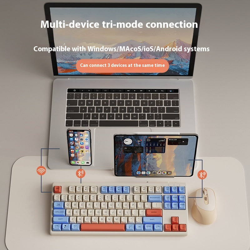 M87 Dual-Mode Bluetooth Wireless Keyboard